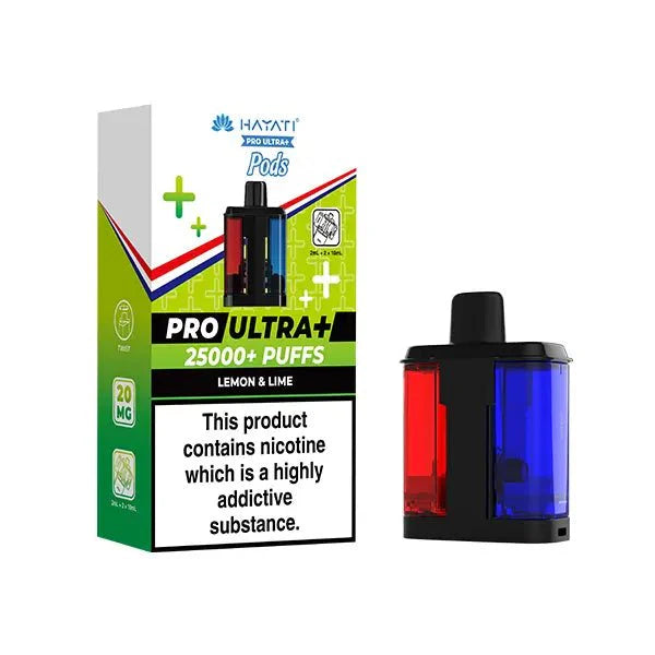 Hayati Pro Ultra Plus 25000 Replacement Pods (Box of 5) Hayati Pro Ultra Plus 25000 Replacement Pods (Box of 5)