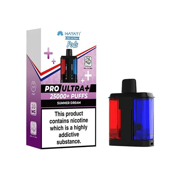 Hayati Pro Ultra Plus 25000 Replacement Pods (Box of 5)