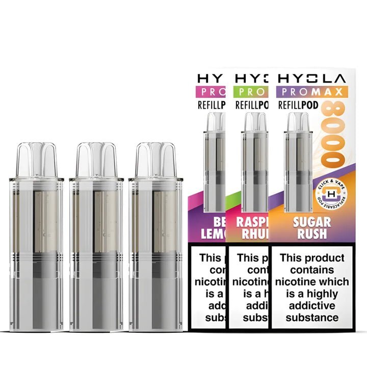 buy Hyola Pro Max 8000 Replacement Pods Pack of 5 at Wolfvapes.co.uk
