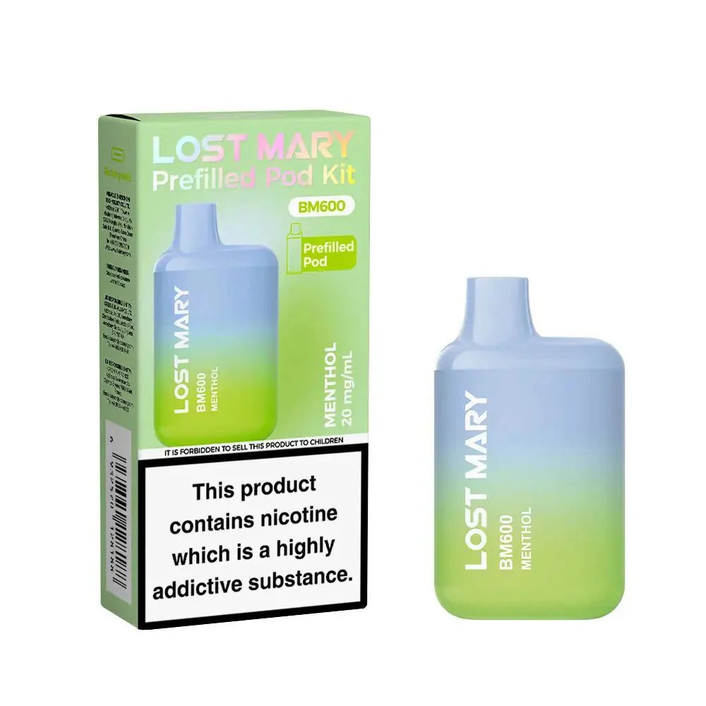 Lost Mary BM600 Prefilled Pod Vape Kit Lost Mary BM600 Prefilled Pod Vape Kit