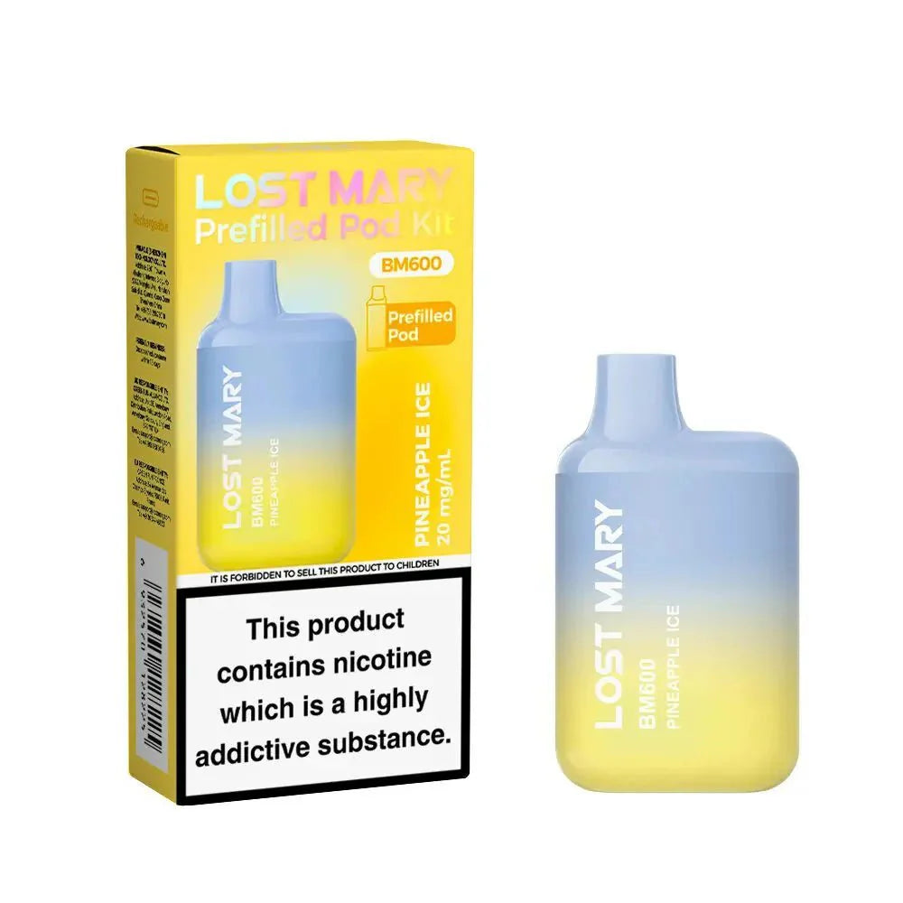 Lost Mary BM600 Prefilled Pod Vape Kit Lost Mary BM600 Prefilled Pod Vape Kit