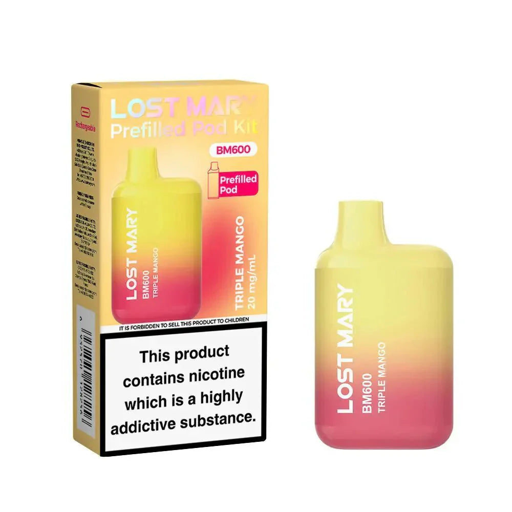 Lost Mary BM600 Prefilled Pod Vape Kit Lost Mary BM600 Prefilled Pod Vape Kit
