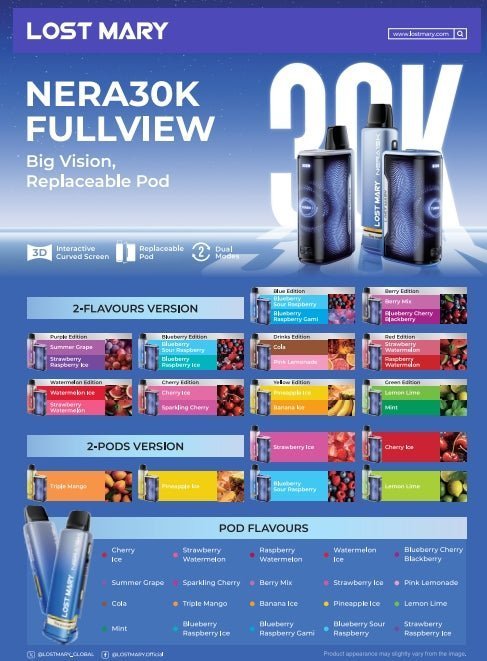 buy Lost Mary Nera 30K Replacement Pods at Wolfvapes.co.uk