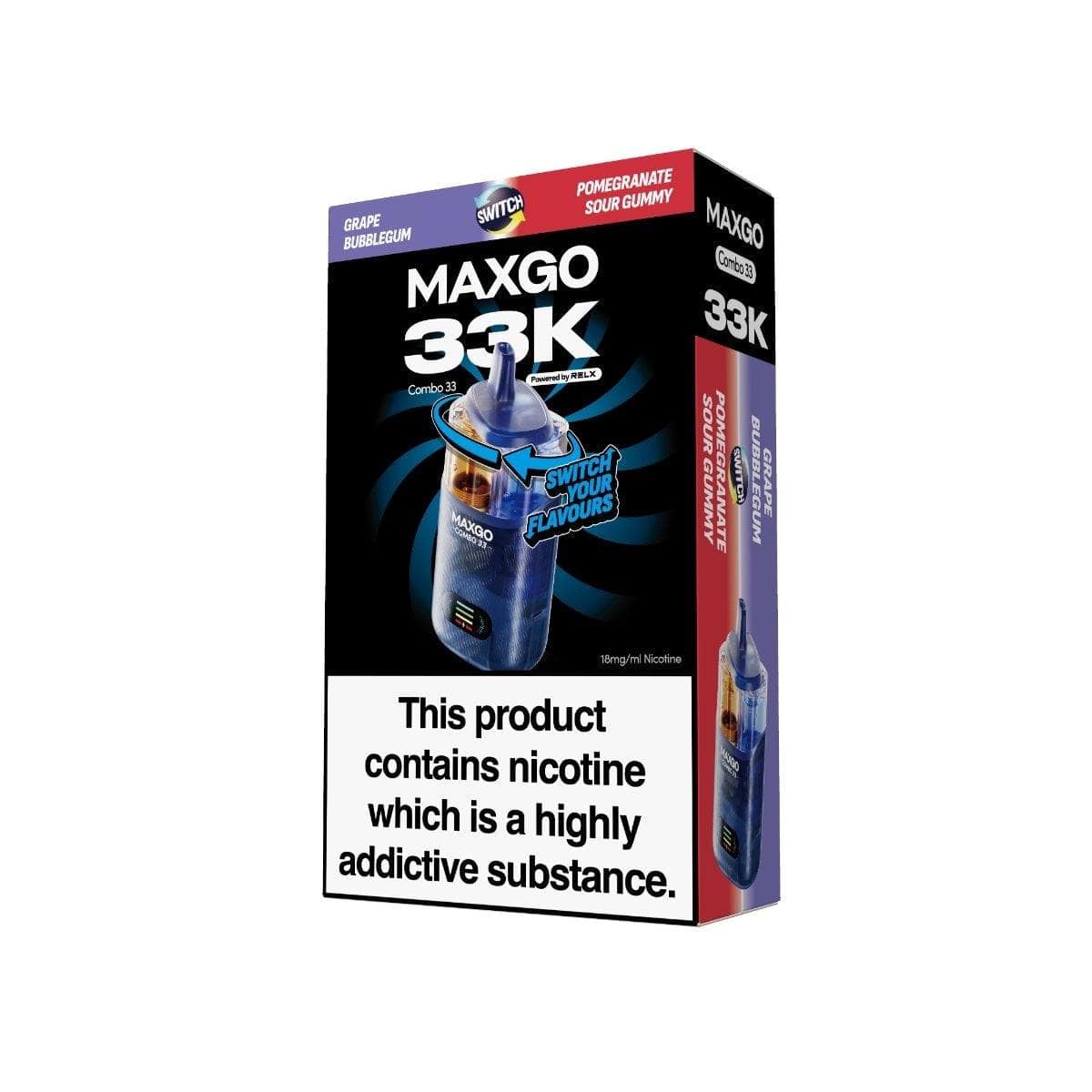 Relx Maxgo 33k Prefilled Pod Vape Kit Relx Maxgo 33k Prefilled Pod Vape Kit