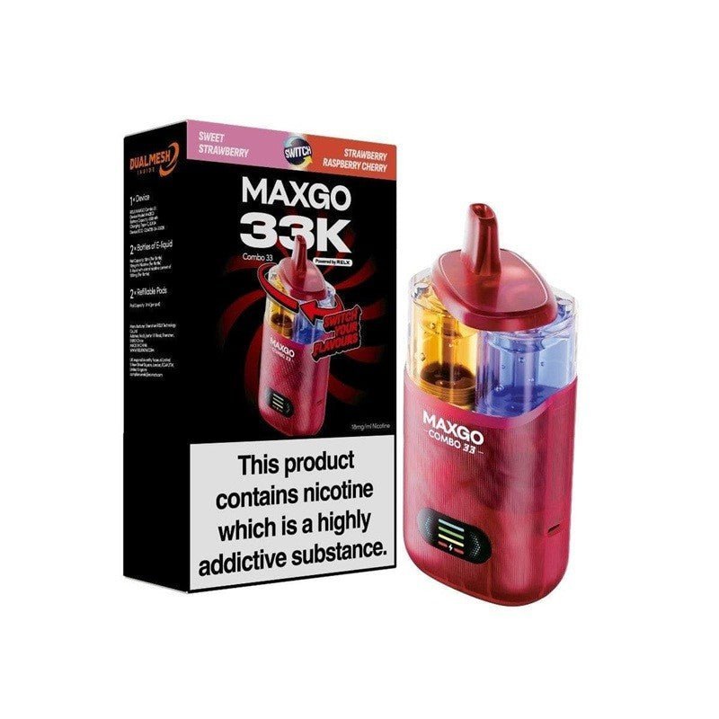 buy Relx Maxgo 33k Prefilled Pod Vape Kit Pack of 5 at Wolfvapes.co.uk