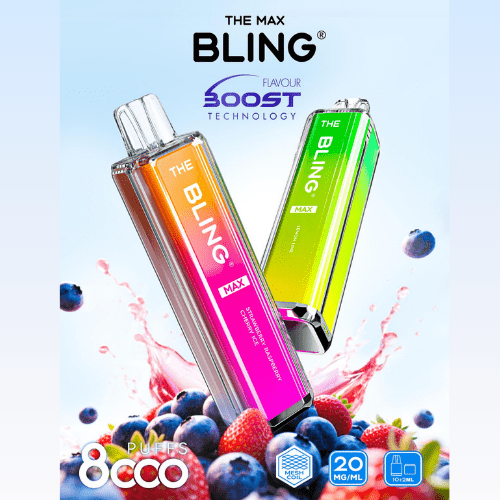 buy The Crystal Bling Max 8000 Preffilled Vape Kit Box of 5 at Wolfvapes.co.uk
