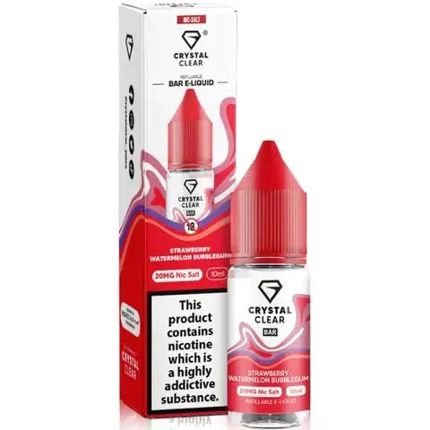 Crystal Clear Nic Salts 10ml- Pack Of 10 - YD VAPE STORE