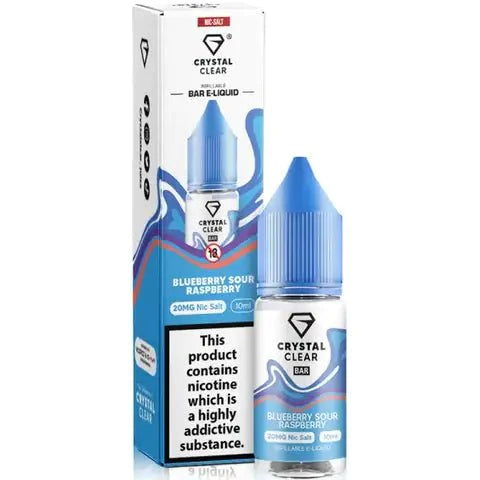 Crystal Clear Nic Salts 10ml- Pack Of 10 - YD VAPE STORE