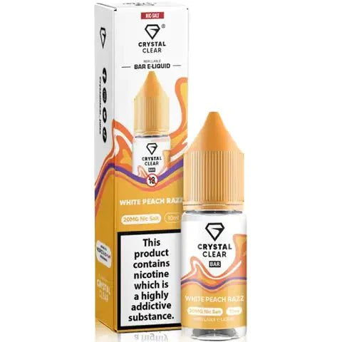 Crystal Clear Nic Salts 10ml- Pack Of 10 - YD VAPE STORE