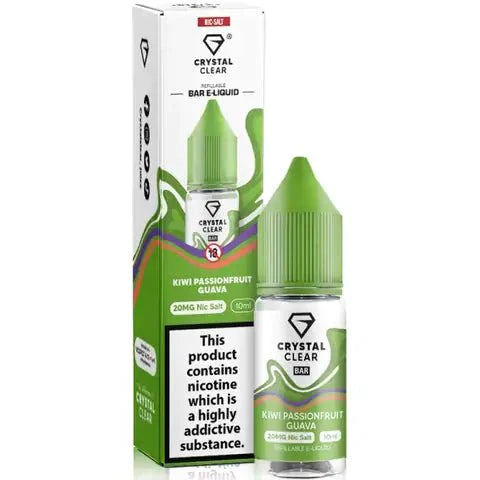 Crystal Clear Nic Salts 10ml- Pack Of 10 - YD VAPE STORE