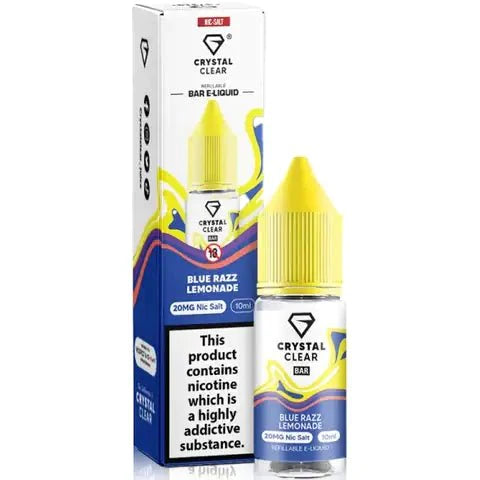 Crystal Clear Nic Salts 10ml- Pack Of 10 - YD VAPE STORE