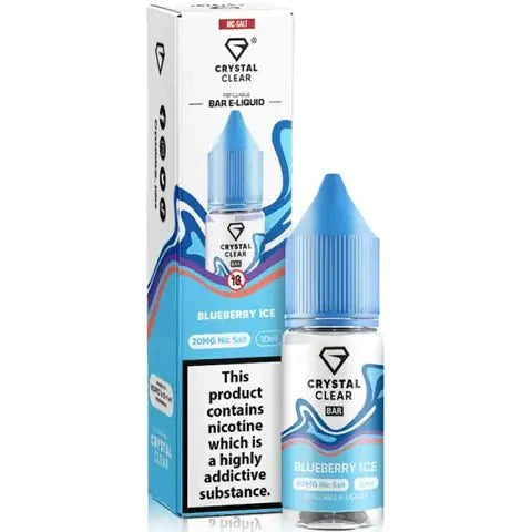 Crystal Clear Nic Salts 10ml- Pack Of 10 - YD VAPE STORE