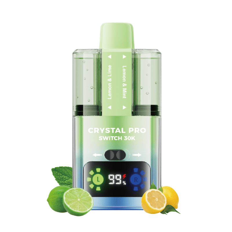 bulk wholesale Crystal Pro Switch 30k Vape Kit Box of 5 - Lemon Lime / Lemon Lime
