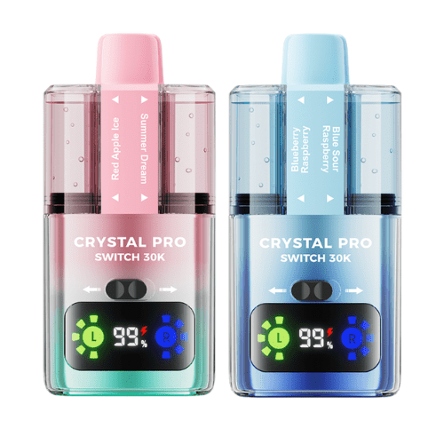bulk wholesale Crystal Pro Switch 30k Vape Kit Box of 5 - Banana Ice / Strawberry Banana
