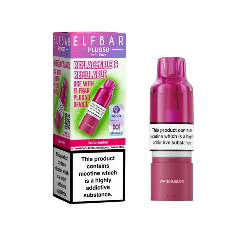 Elf Bar Plus 50 Refill Pod - Power Vape Shop