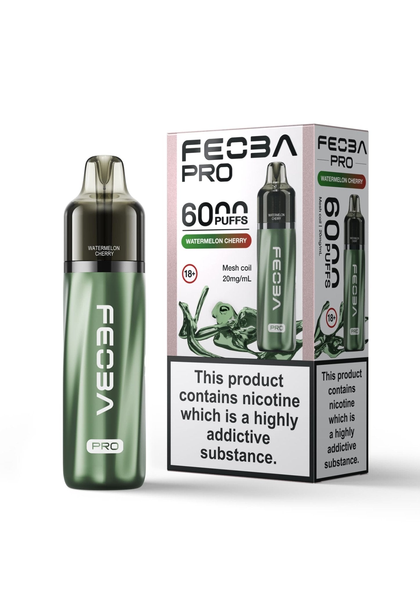 Feoba Pro 6000+ Disposable Vape Kit with Prefilled Pods Feoba Pro 6000+ Disposable Vape Kit with Prefilled Pods
