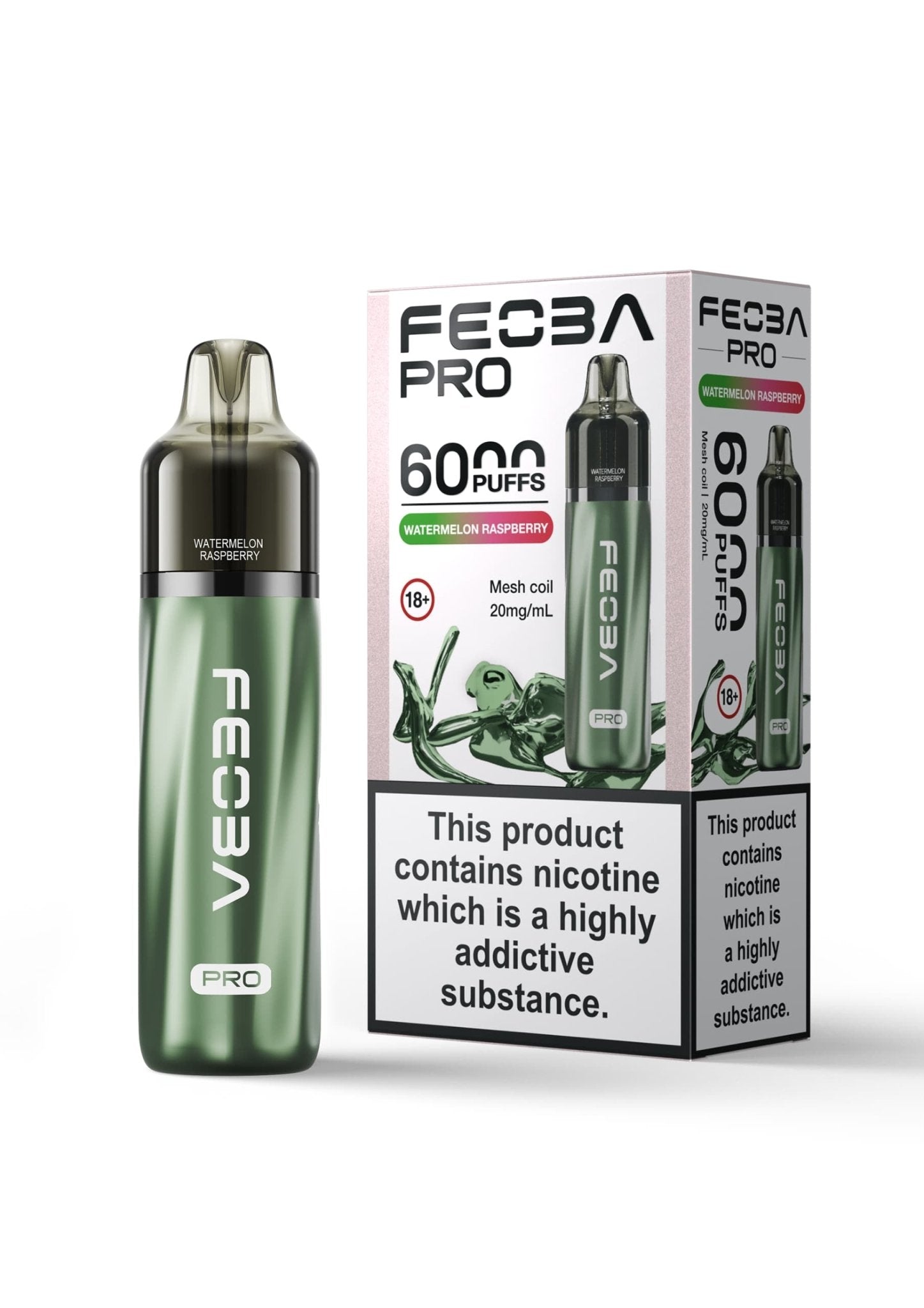 Feoba Pro 6000+ Disposable Vape Kit with Prefilled Pods Feoba Pro 6000+ Disposable Vape Kit with Prefilled Pods