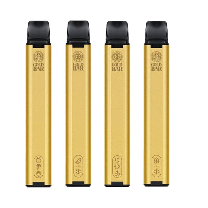 Gold Bar 600 Disposable Vape Puff Pod Box of 10 - YD VAPE STORE