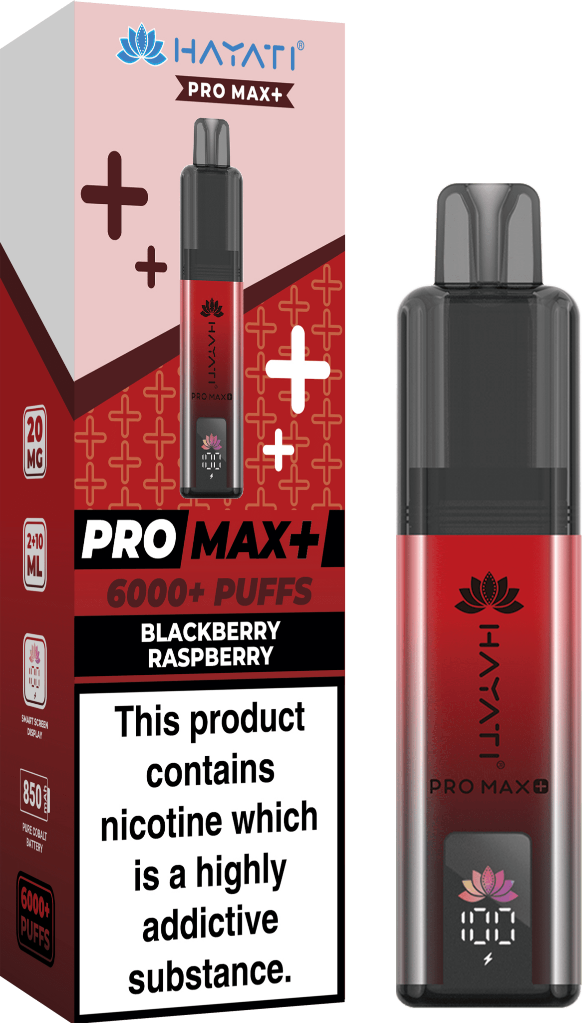 Hayati Pro Max+ 6000 Prefilled Pod Vape Kit - Box of 5 Hayati Pro Max+ 6000 Prefilled Pod Vape Kit - Box of 5