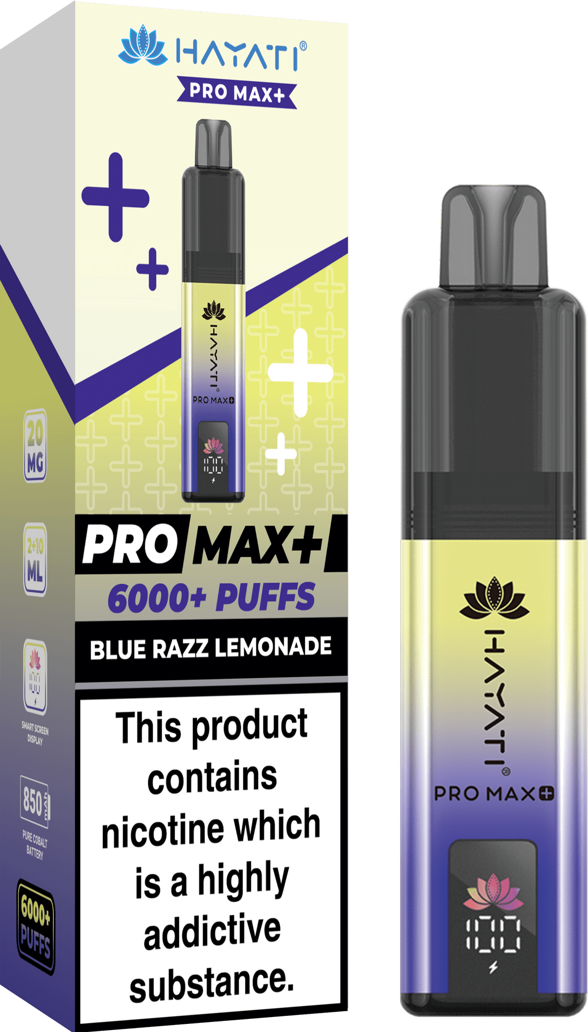 Hayati Pro Max+ 6000 Prefilled Pod Vape Kit - Box of 5 Hayati Pro Max+ 6000 Prefilled Pod Vape Kit - Box of 5