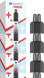 Hayati Crystal Pro Max+ 6000 Vape Kit Box of 10 - Wolfvapes.co.uk - Red Apple Ice