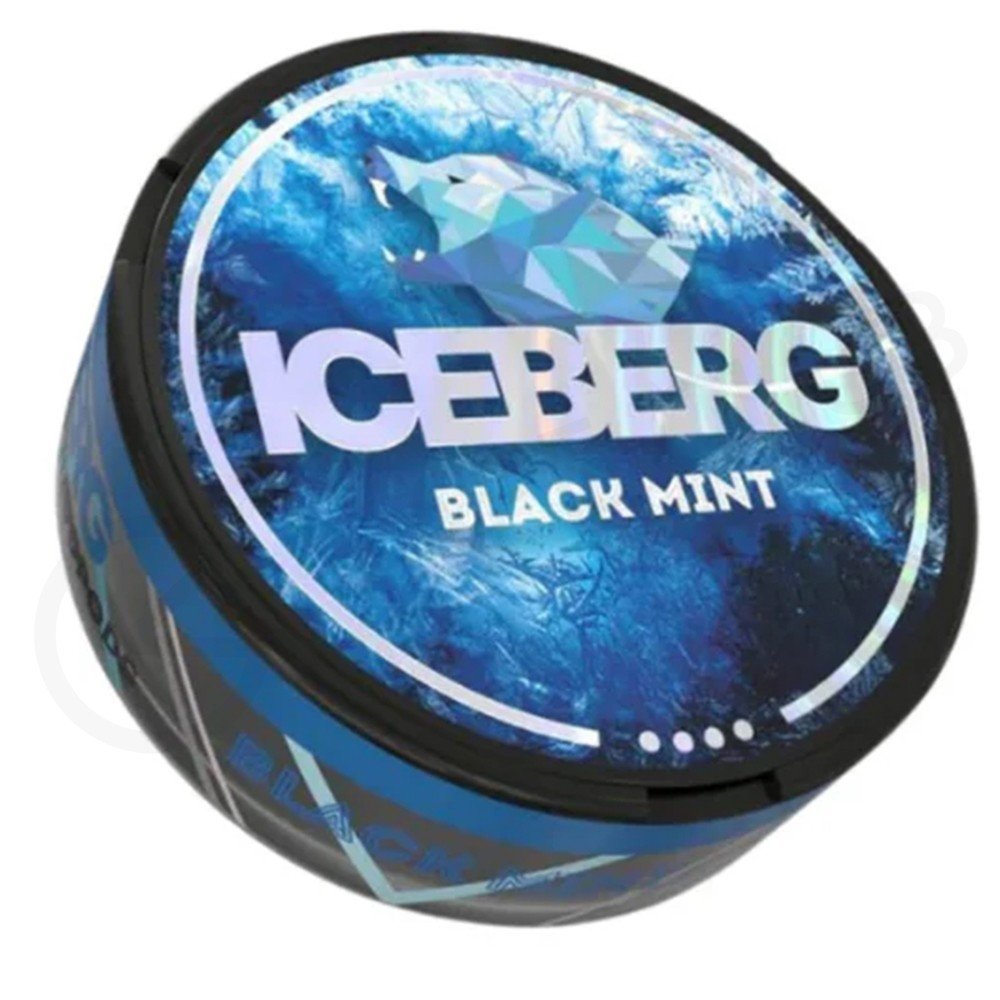 Iceberg Nicotone Pouches - Pack of 10 - Black Mint