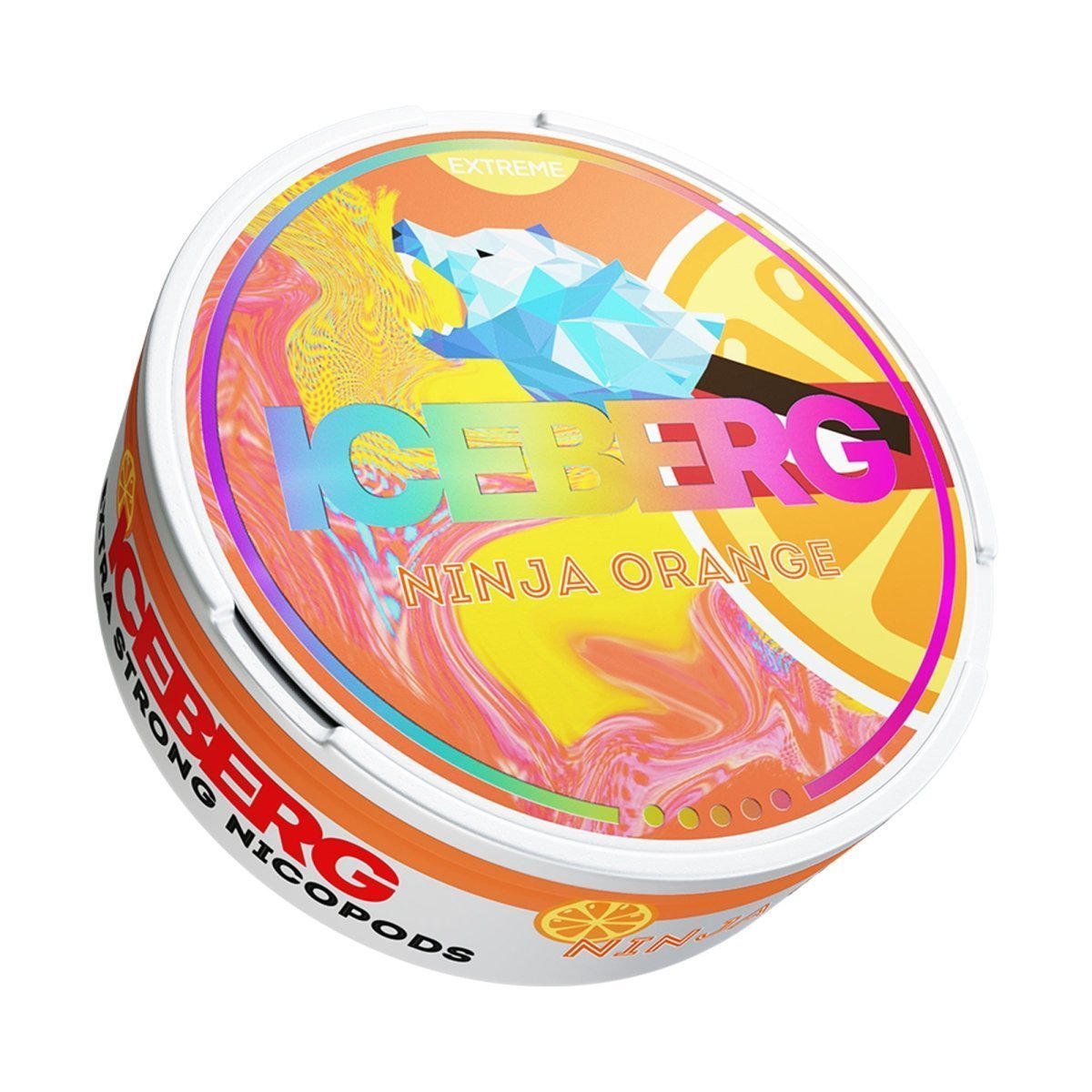 Iceberg Nicotone Pouches - Pack of 10 - Ninja Orange