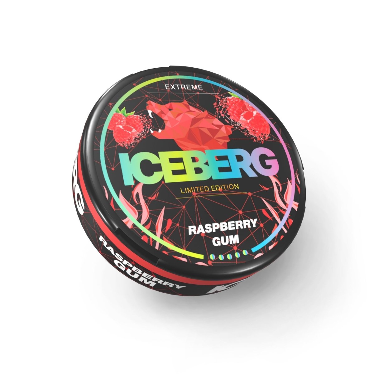 Iceberg Nicotone Pouches - Pack of 10 - Raspberry Gum