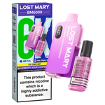 Lost Mary BM6000 Prefilled Disposable Vape Kit (Box of 5) - Wolfvapes.co.uk-Blue Sour Raspberry