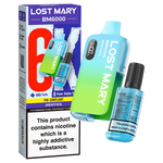 Lost Mary BM6000 Prefilled Disposable Vape Kit (Box of 5) - Wolfvapes.co.uk-Menthol
