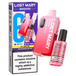Lost Mary BM6000 Prefilled Disposable Vape Kit (Box of 5) - Wolfvapes.co.uk-Watermelon Ice