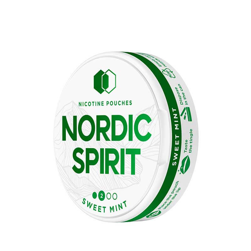 Nordic Spirit Nicotine Pouches Pack of 5 - Sweet Mint Regular