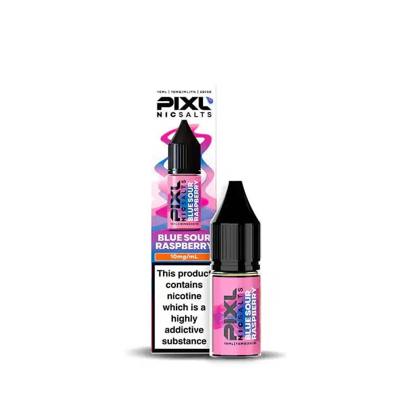 PIXL Nic Salt 10ml E - Liquids Box of 10 - Blue Sour Raspberry