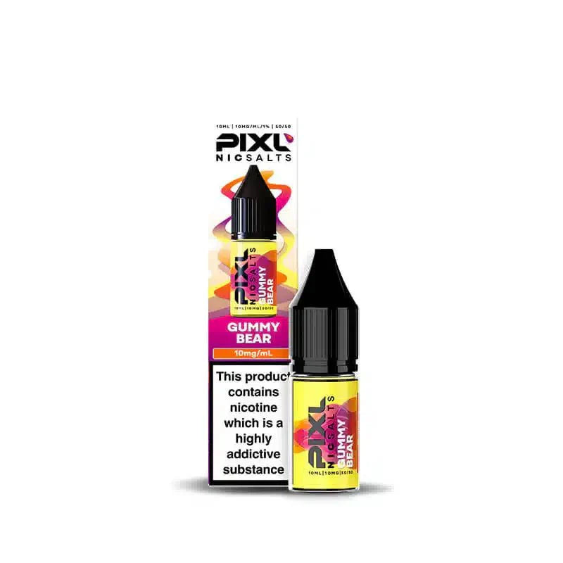 PIXL Nic Salt 10ml E - Liquids Box of 10 - Gummy Bear