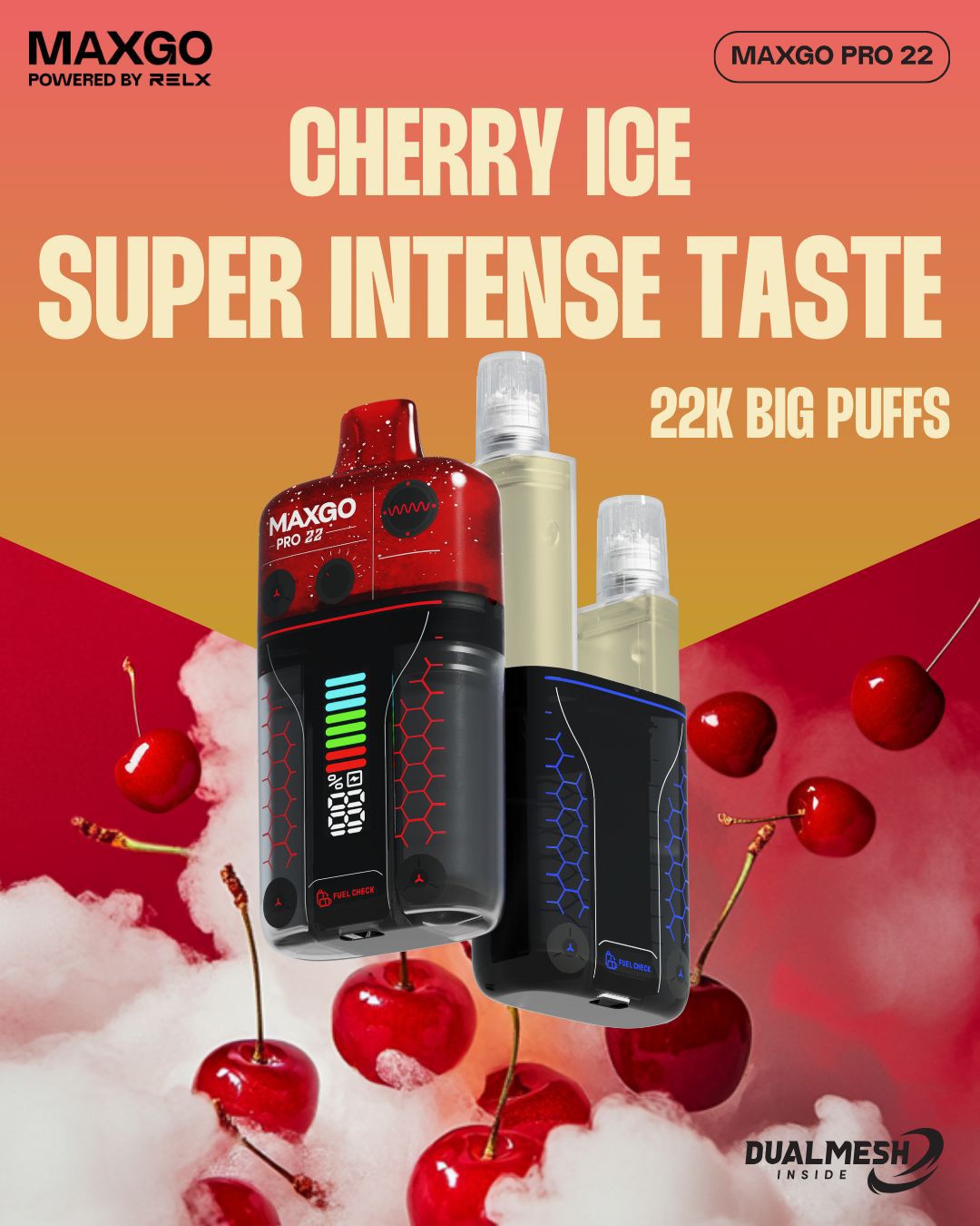 buy RELX Maxgo 22k Disposable Vape at Wolfvapes.co.uk