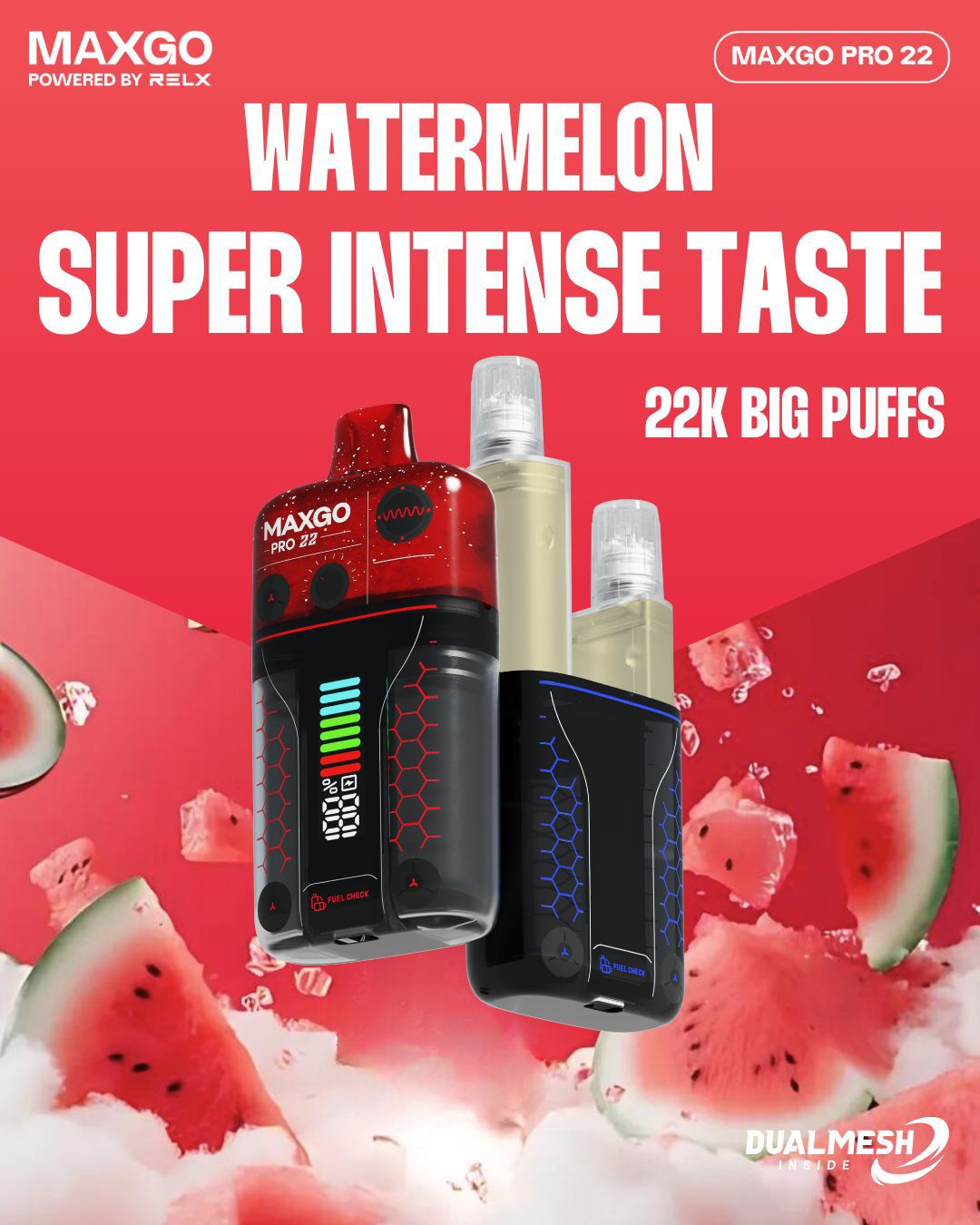 buy RELX Maxgo 22k Disposable Vape at Wolfvapes.co.uk