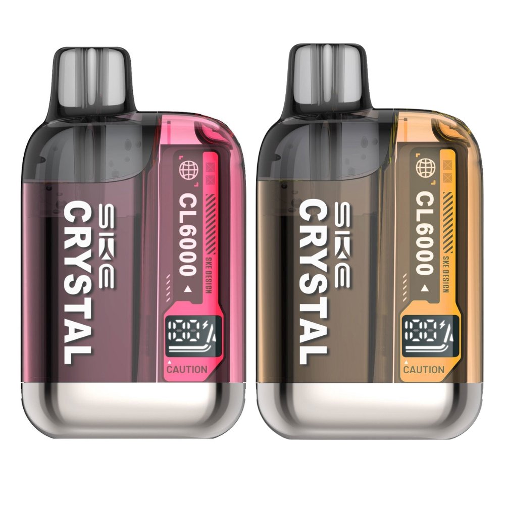 SKE Crystal CL6000 Disposable Vape - Box of 5 - Wolfvapes.co.uk - Blue Razz Lemonade