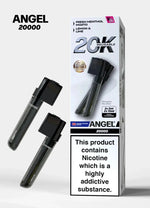 bulk wholesale Vapes Bars Angel 20000 Prefilled Pods Box of 5 - White Edition