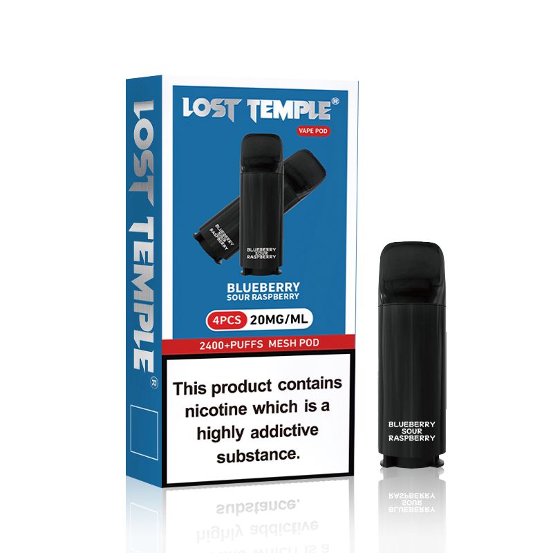 Lost Temple 2400 Puffs Pre-filled Pods - Pack of 4