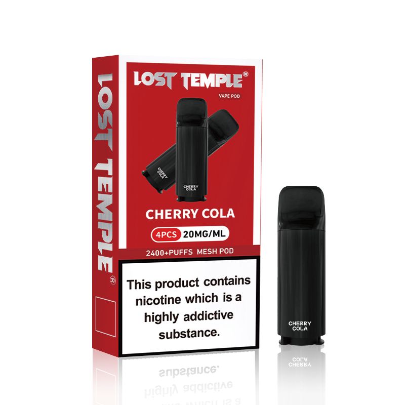 Lost Temple 2400 Puffs Pre-filled Pods - Pack of 4