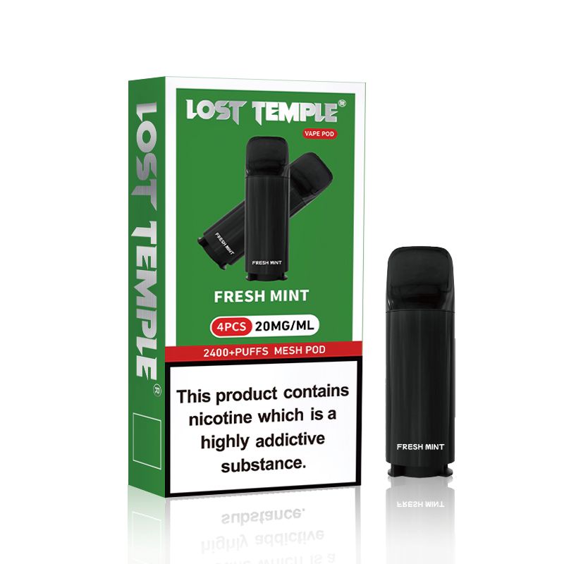 Lost Temple 2400 Puffs Pre-filled Pods - Pack of 4