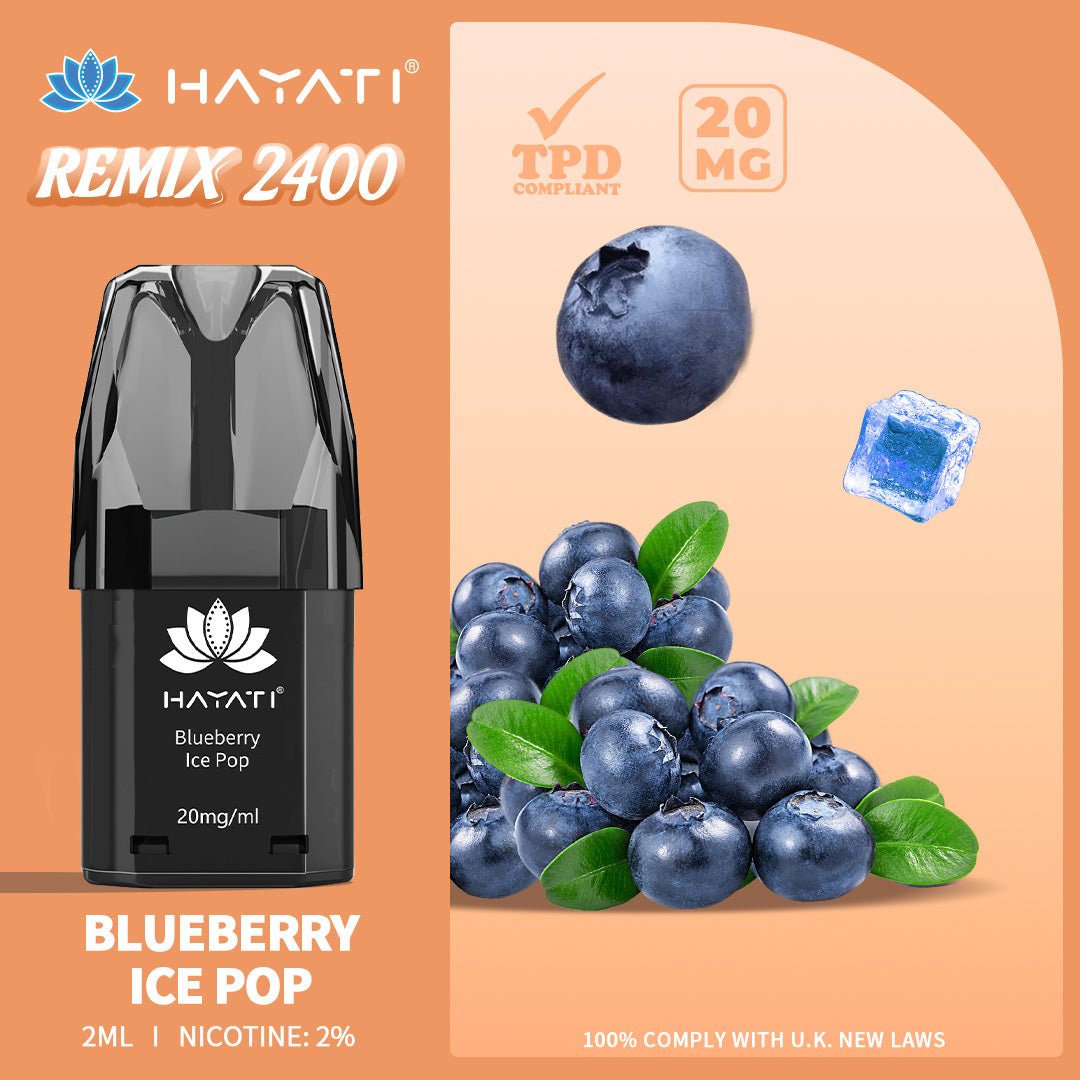 Hayati Remix 2400 Puffs Replacement Pods - Mcr Vape Distro