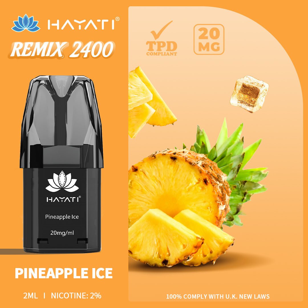 Hayati Remix 2400 Puffs Replacement Pods - Mcr Vape Distro
