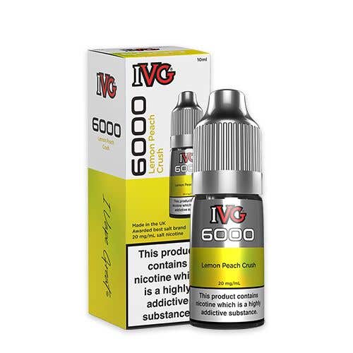 IVG 6000 Nic Salt 10ml Bottle Box of 10 - Mcr Vape Distro