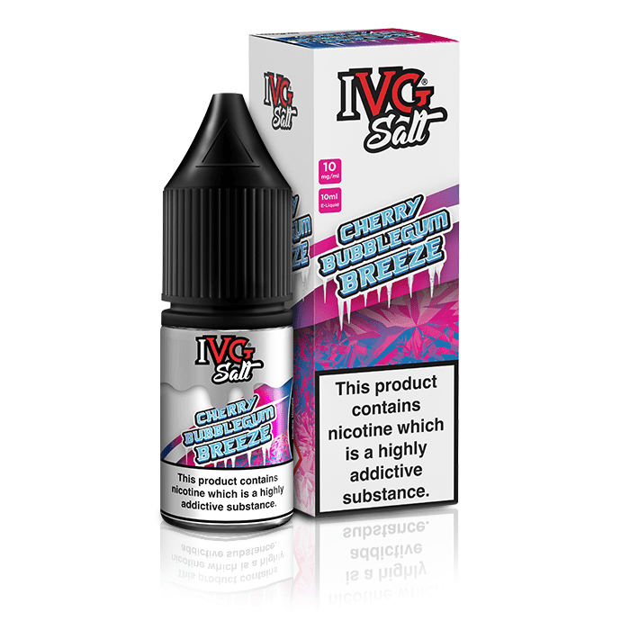 IVG - CHERRY BUBBLEGUM BREEZE - 10ML NIC SALT - YD VAPE STORE