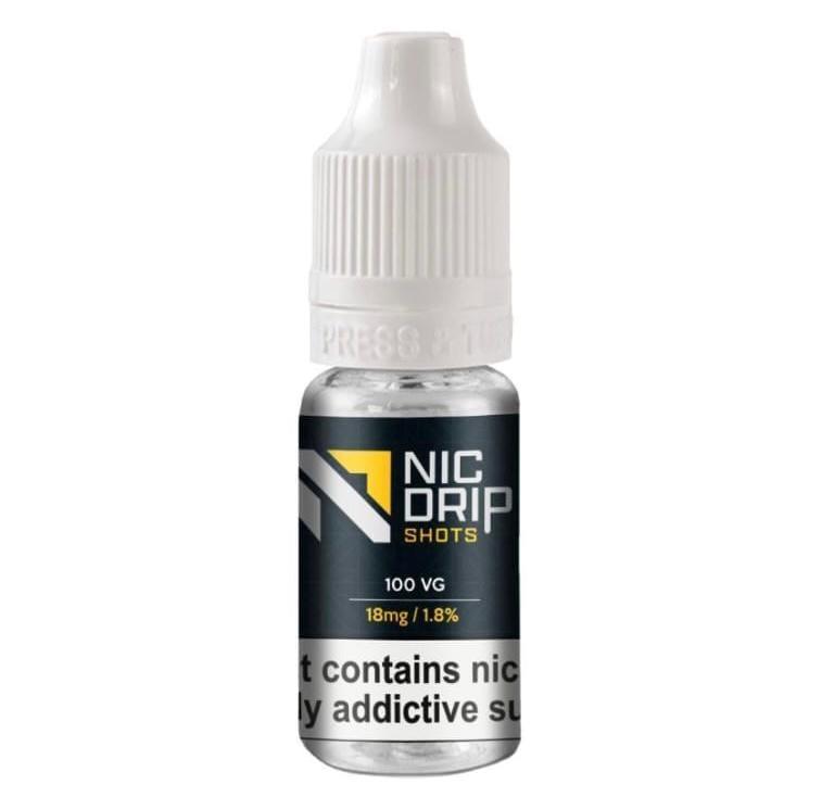 NIC DRIP - 100VG - 18MG - NICOTINE SHOT - YD VAPE STORE