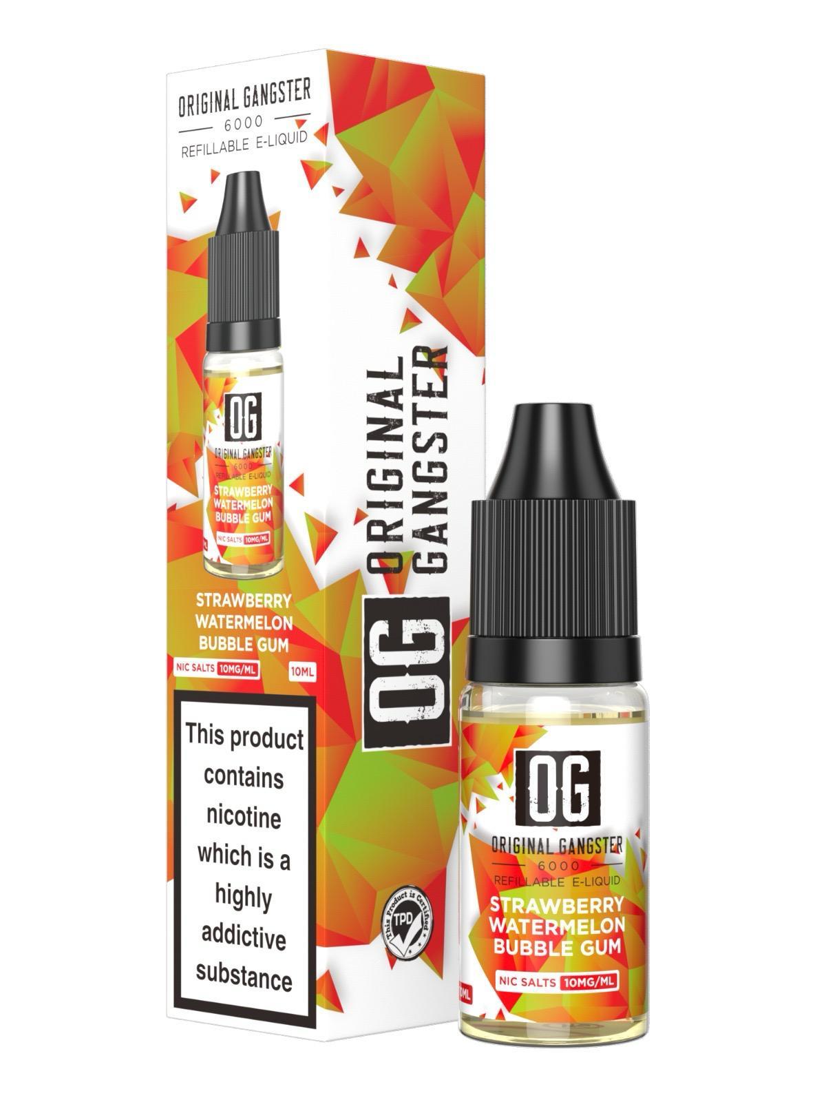 og vape juice OG Original Gangster 6000 Salt 10ml ( Box of 10 )
