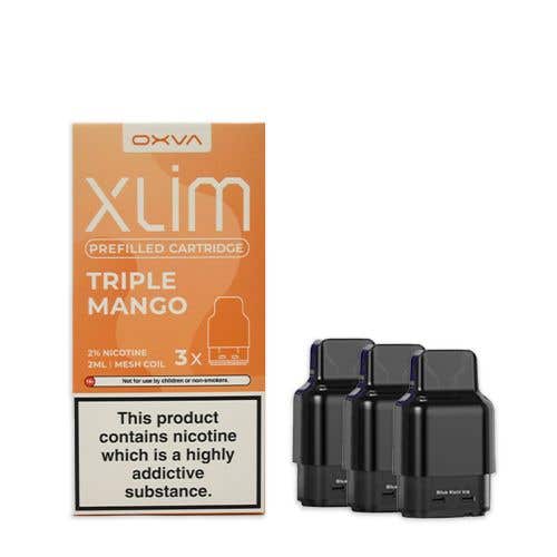 Oxva Xlim Prefilled E-liquid Pods Cartridges - Pack of 3 Oxva Xlim Prefilled E-liquid Pods Cartridges - Pack of 3
