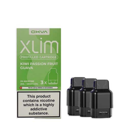 Oxva Xlim Prefilled E-liquid Pods Cartridges - Pack of 3 Oxva Xlim Prefilled E-liquid Pods Cartridges - Pack of 3