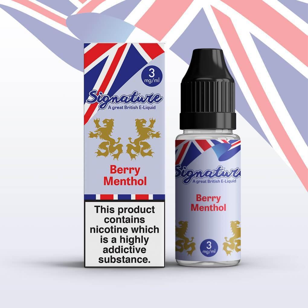 Signature - Berry Menthol - 10ml (Pack of 10) - YD VAPE STORE